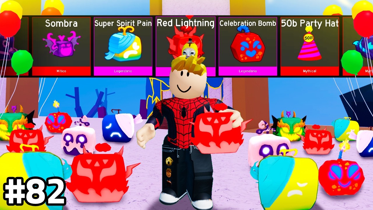 Giré 100 Veces El PARTY GACHA Para Ganar Frutas Exclusivas 😭