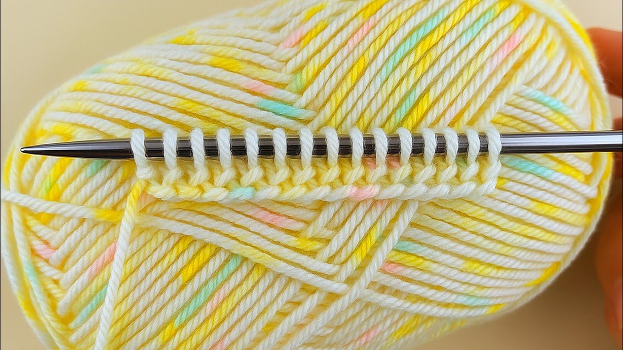 Wow! The easiest and fastest, super beautiful! A knitting pattern stitch that will amaze everyone.