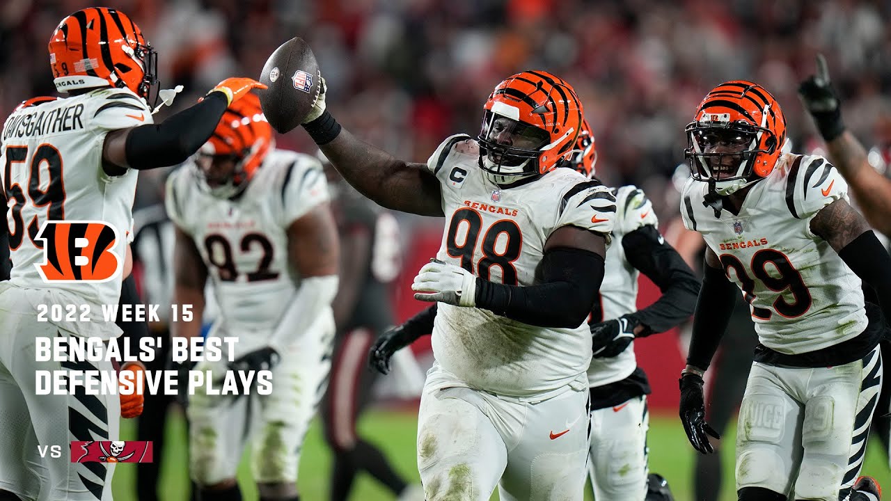 Bengals' best defensive plays vs. Buccaneers | Week 15