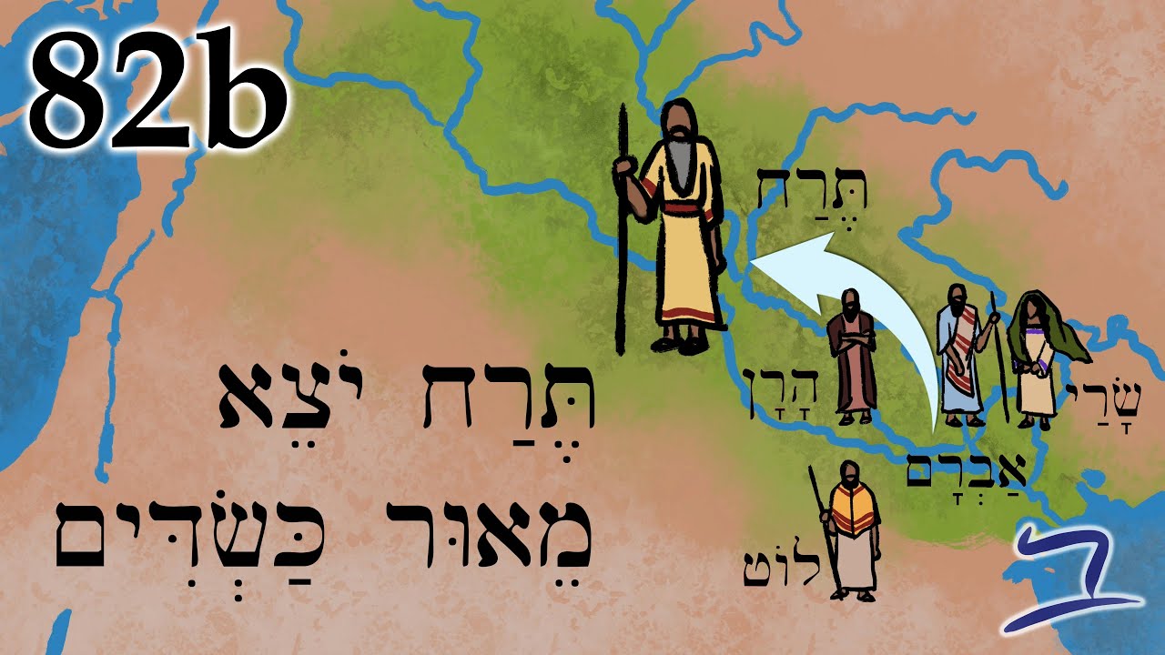 Фарра покидает Ур Халдейский - תֶּרַח יֹצֵא מֵאוּר כַּשְׂדִּים - Библейский иврит - Урок 82b