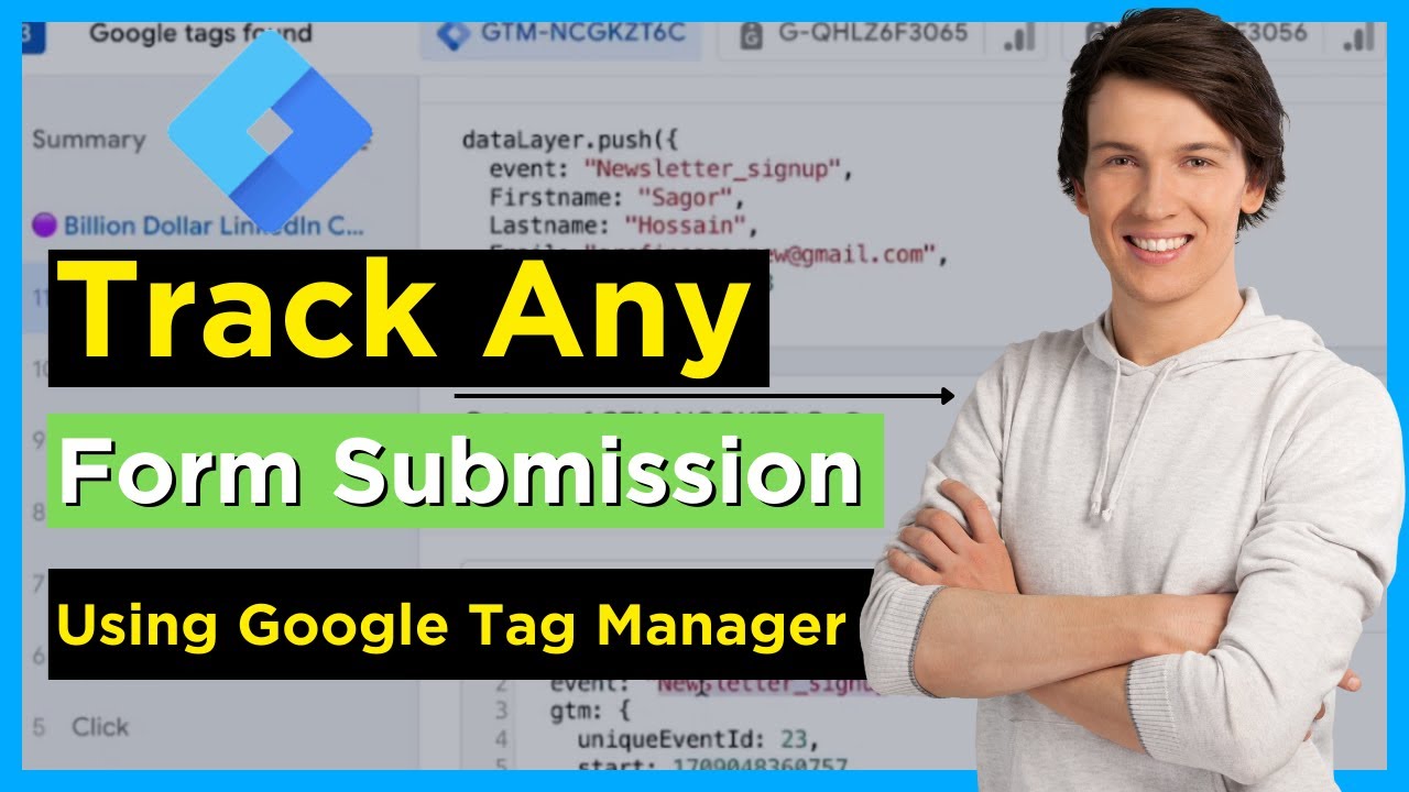 TRACK Any Form Submission Using Google Tag Manager | Systeme.io Form Tracking