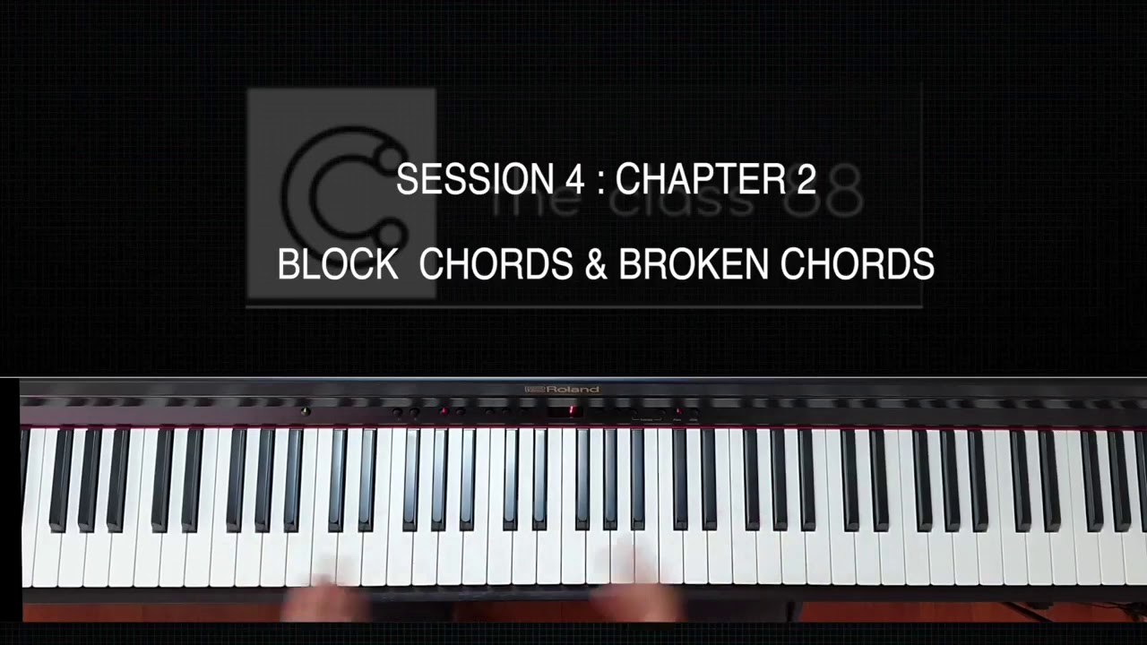 Session 4: Middle C , Octaves, Block Chord, Broken Chord, Exercises