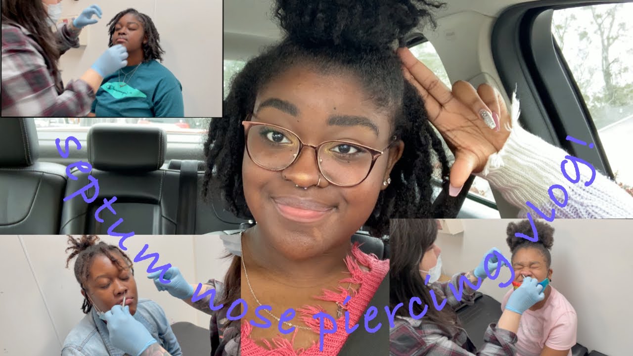 come with me to get my septum pierced | nose piercing vlog
