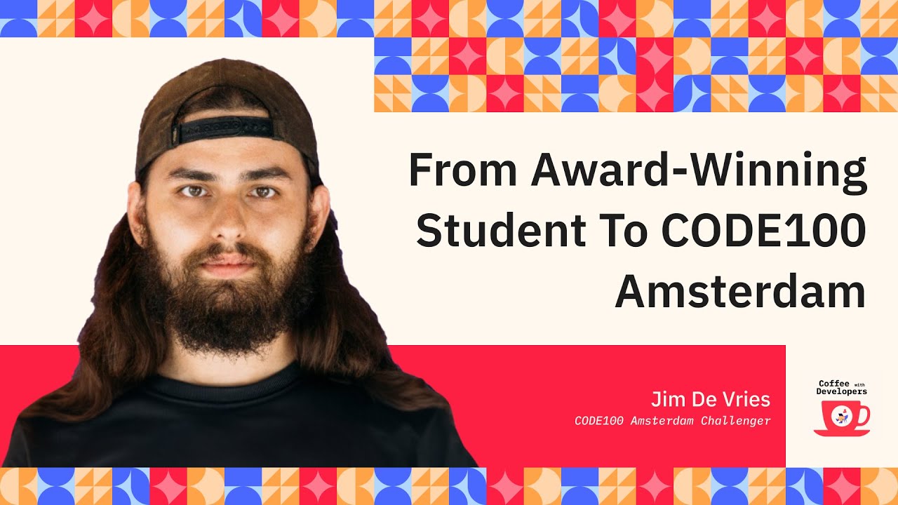 Jim De Vries Coffee with Developers  CODE100 Challenger special