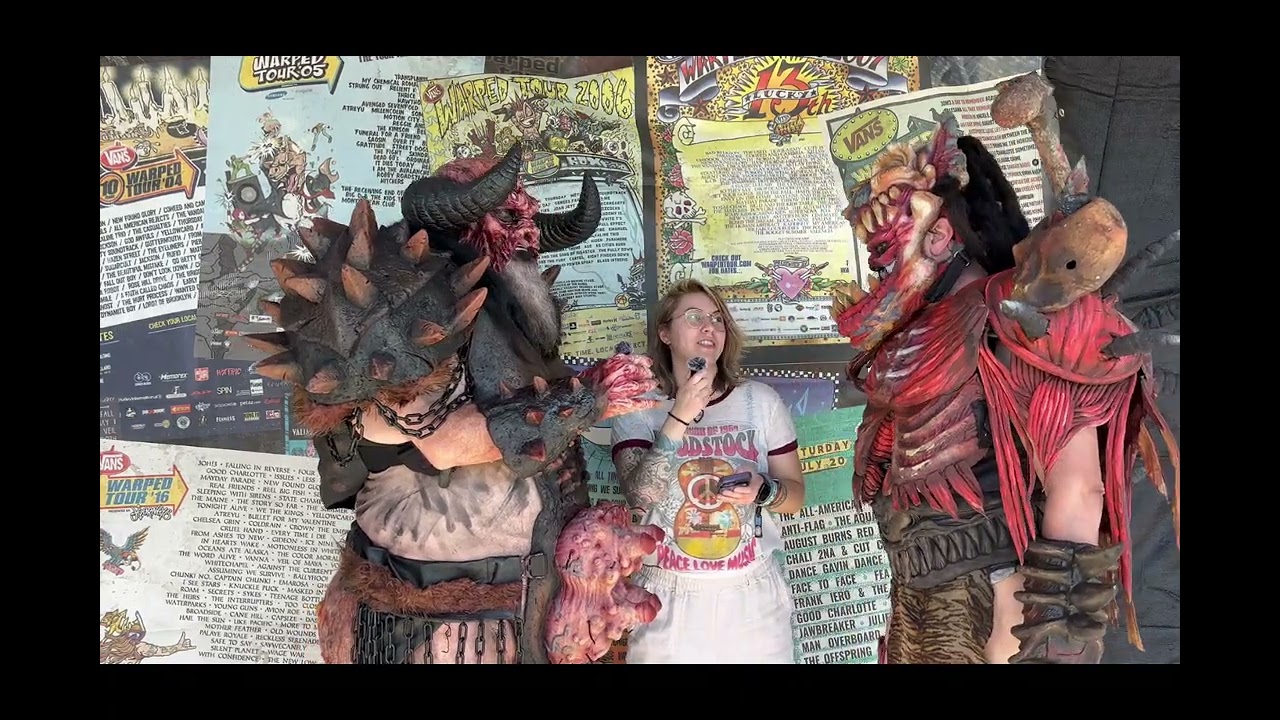 Интервью с GWAR | Vans Warped Tour Orlando 2025 (за кулисами) | Music Coast