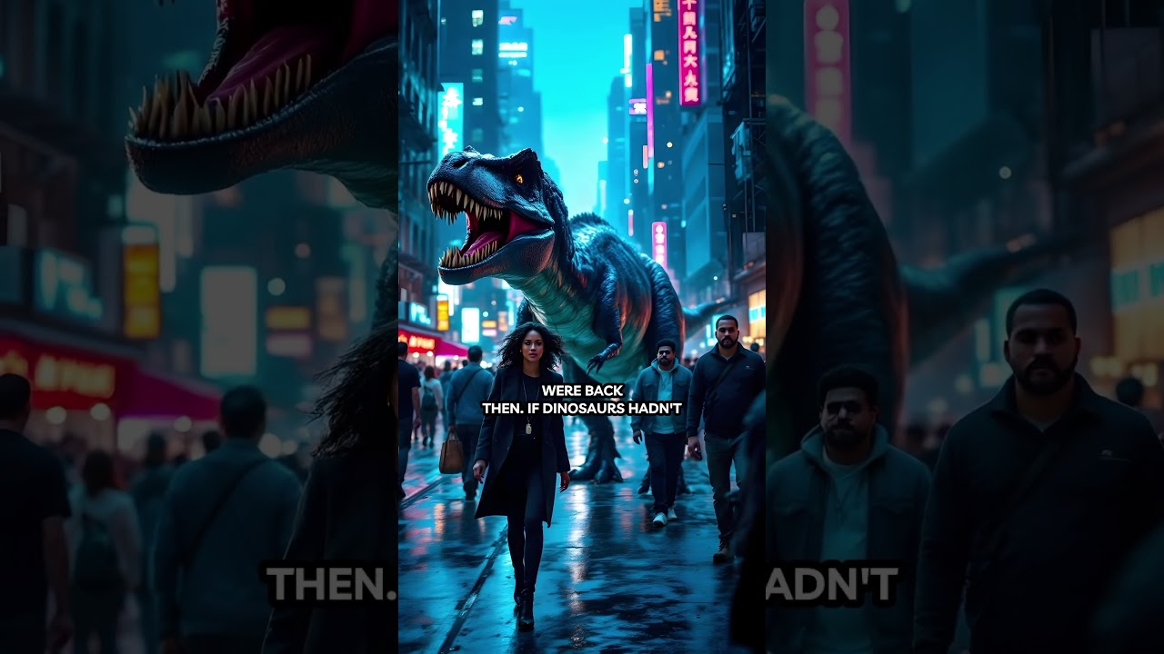 What if dinosaurs were still living among us? 🦕 