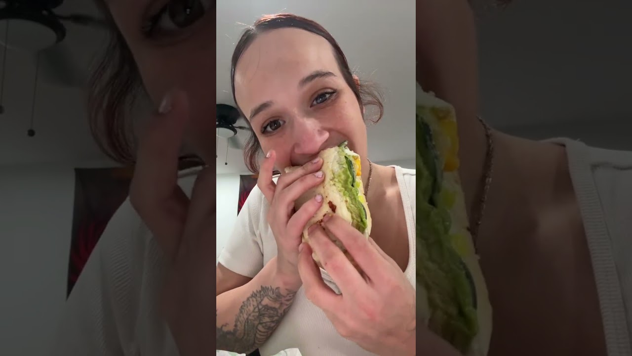 My first Mukbang subway  edition 