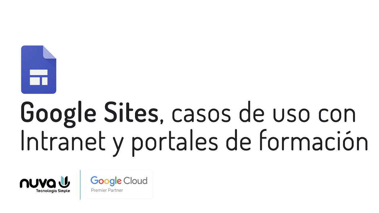 Google Sites, Casos de uso con Intranet y portales de Formación