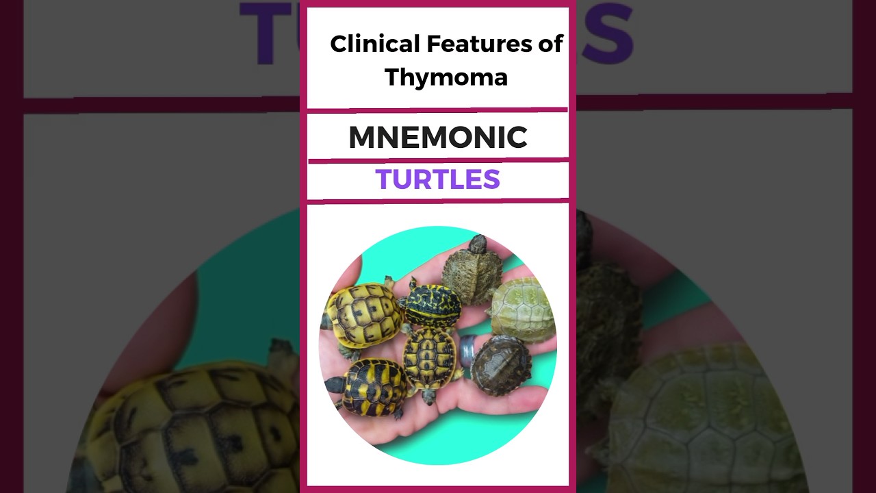 Mnemonic : Clinical Features Of Thymoma #medicalnotes