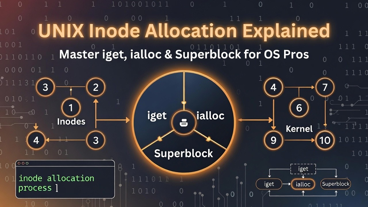 UNIX Inode Allocation Explained: Master iget, ialloc & Superblock for OS Pros