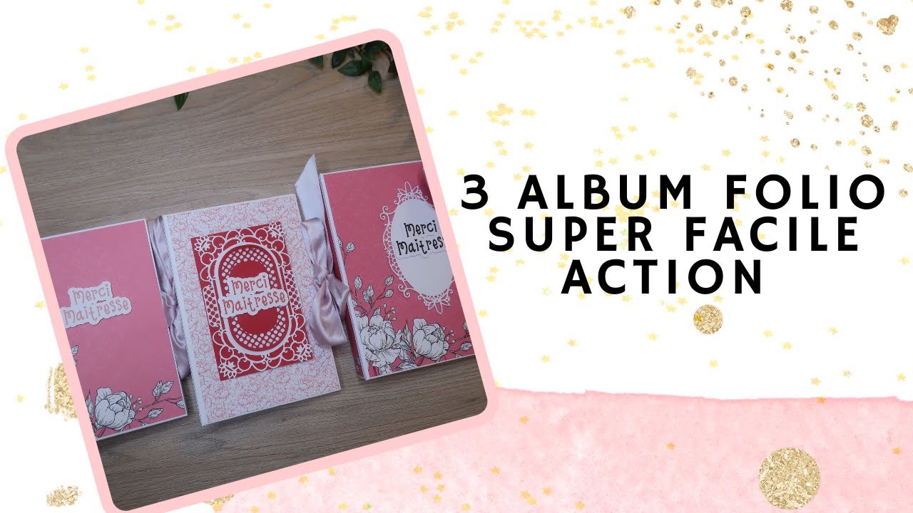 Tuto album folio facile action #1