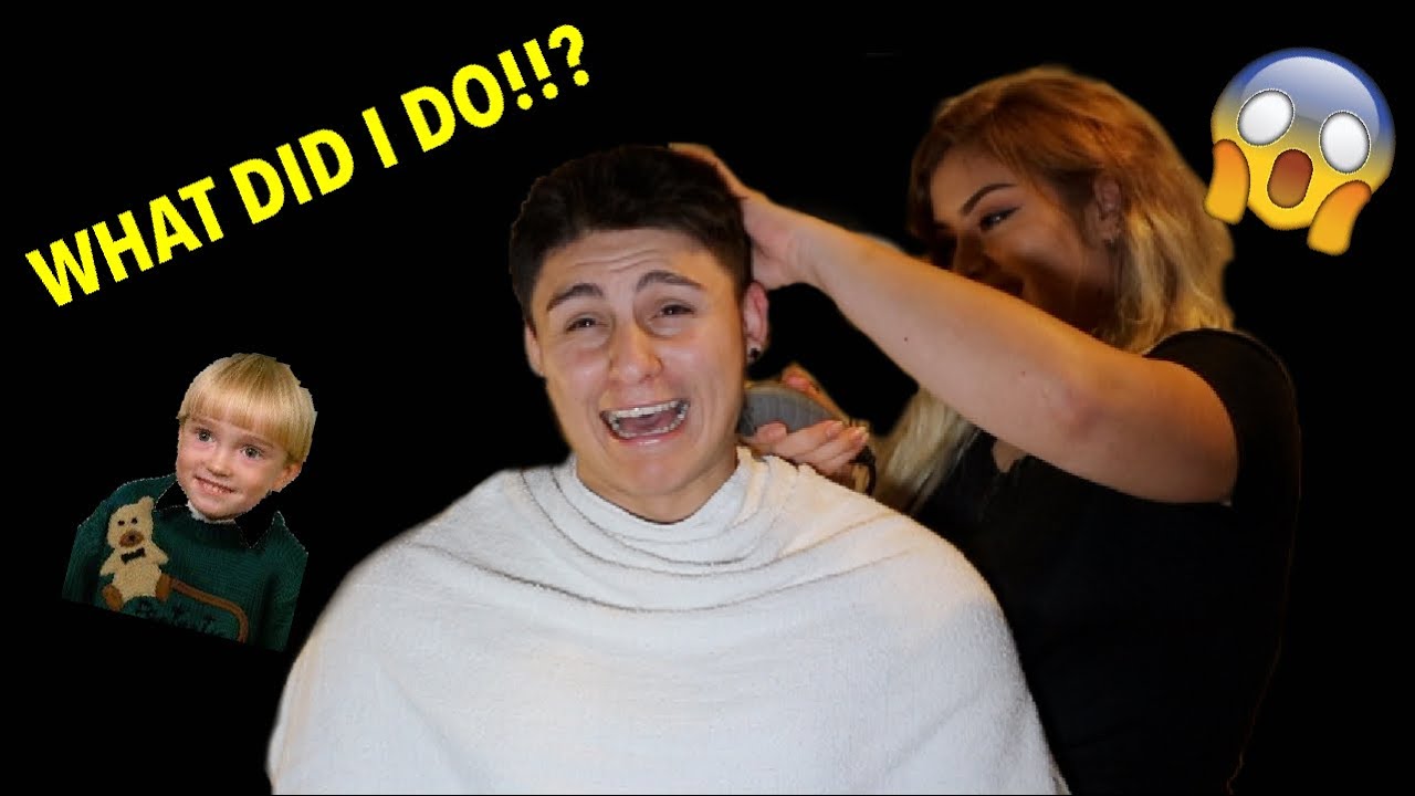 LETTING MY GIRLFRIEND CUT MY HAIR✂️‼️ (BOWL CUT)