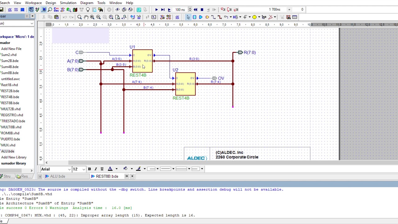 Proyecto Microcontroladores Active HDL Student Edition Micro