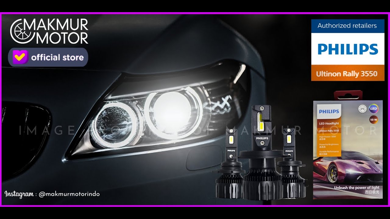 Philips Ultinon RALLY 3550 - LINE UP LED PHILIPS 50W