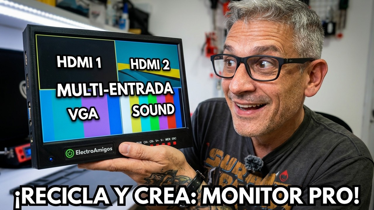 ¿Cómo hacer un monitor multi-entrada casero?