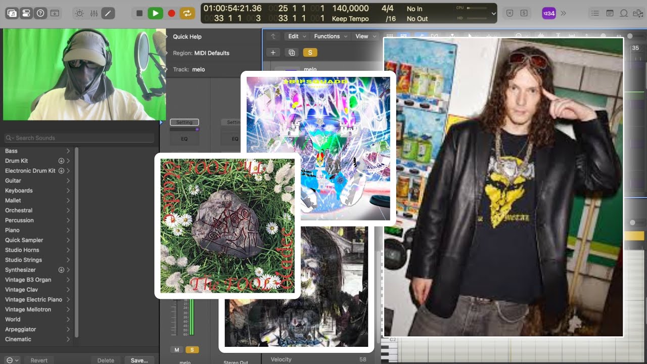 how to make atmospheric beats for Bladee