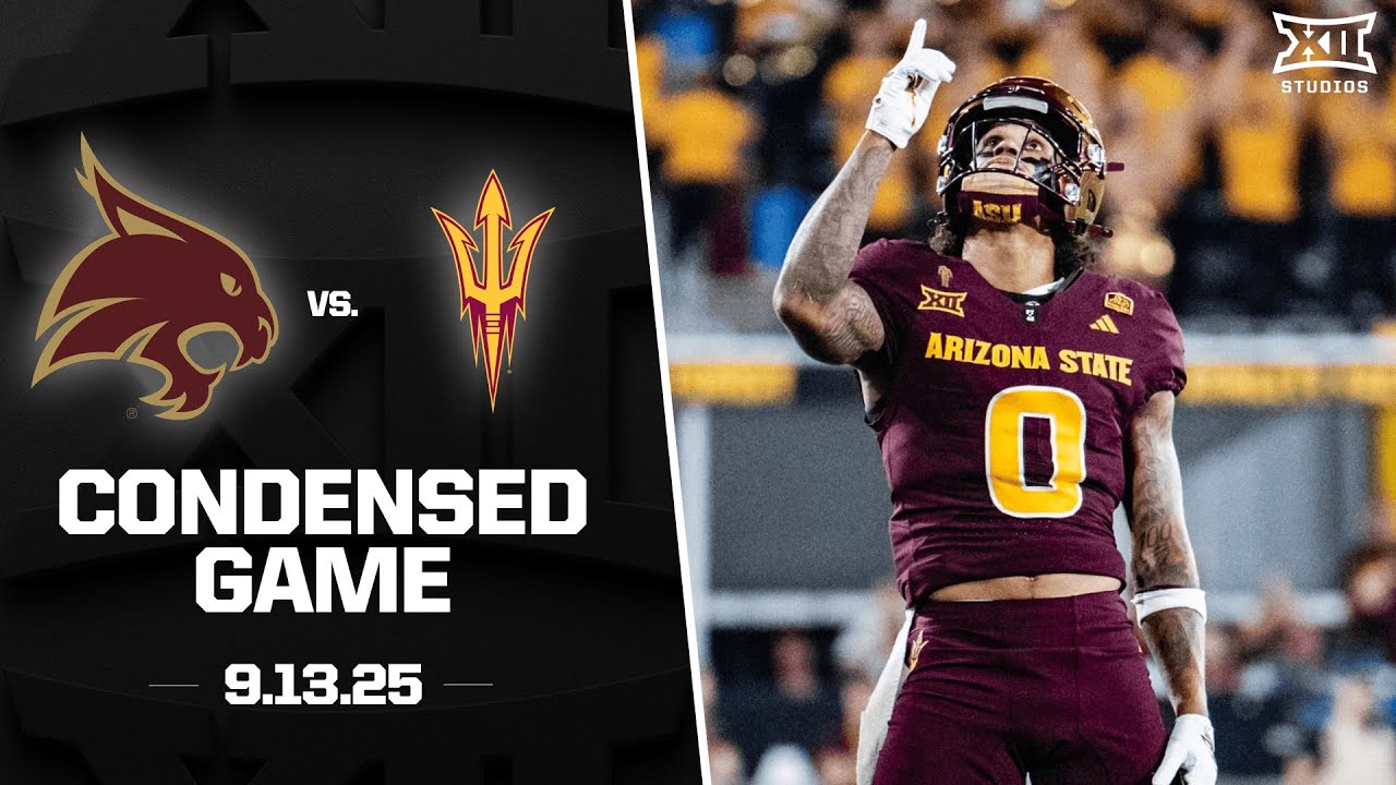 Texas State vs. Arizona State Condensed Game | 2025 Big 12 Football