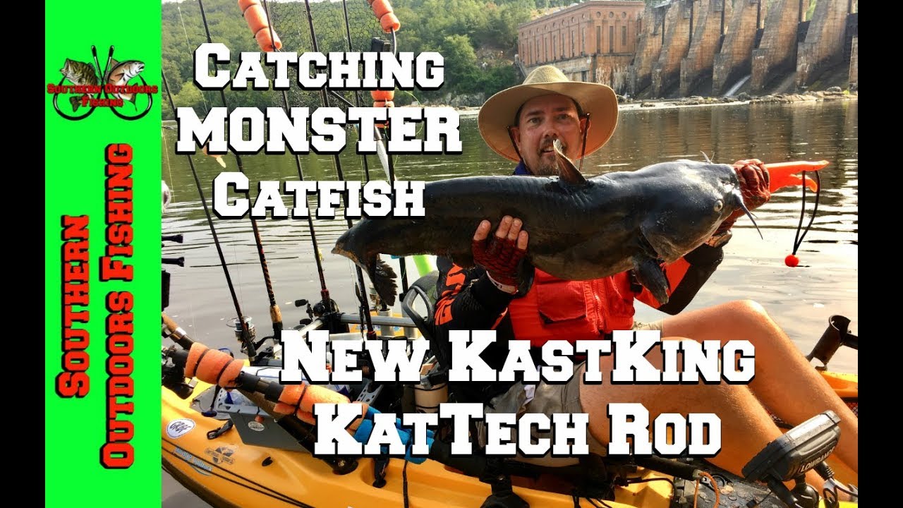 Testing a New KastKing KatTech Rod for BIG Catfish