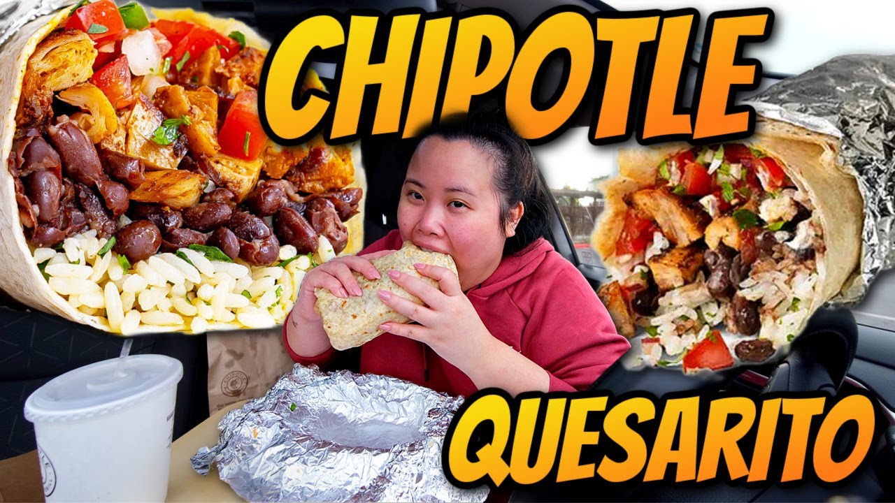 Giant Quesarito Steak Burritos Extremely Cheesy Chipotle Mukbang 먹방 Eating Show! (A lot of meat!!!)