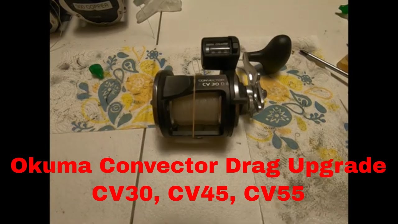 Okuma Convector Drag Upgrade How to CV30D Carbontex / Dragmasters
