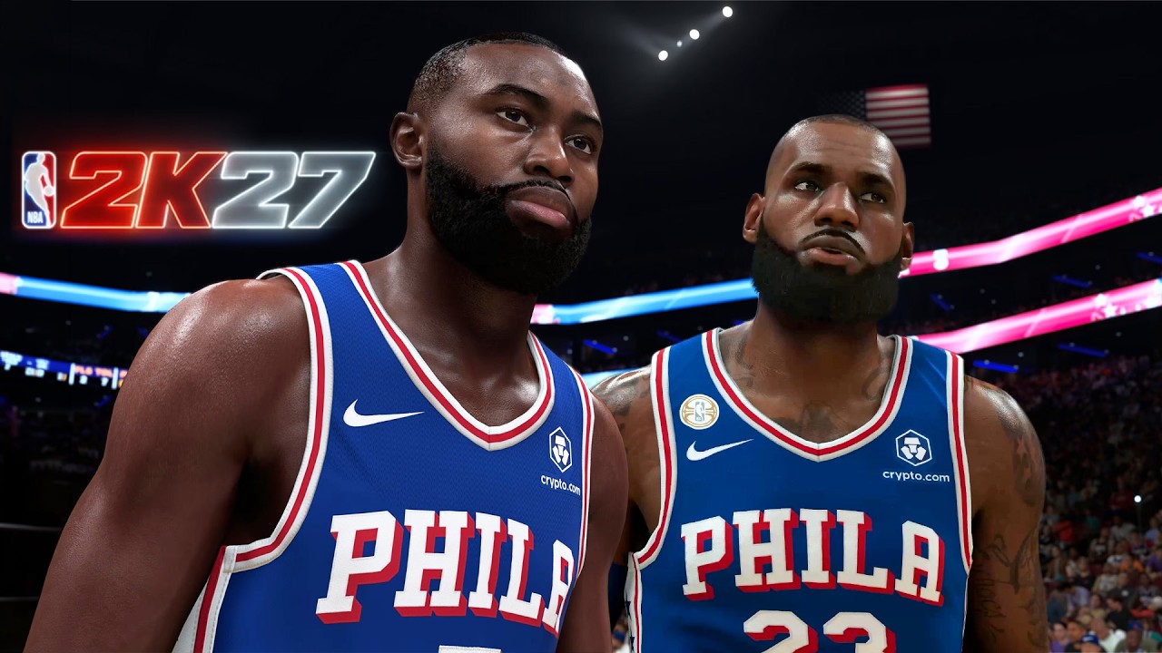 ПЕРВЫЙ ВЗГЛЯД: Леброн в &laquo;76ers&raquo; в NBA 2K27