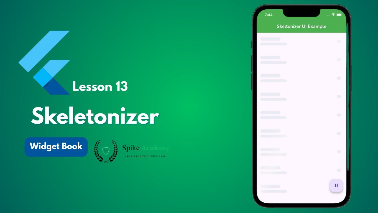 Beautiful Loading Screen Widget - Flutter Skeletonizer | Loading Widget | Widget Book | Ep 13