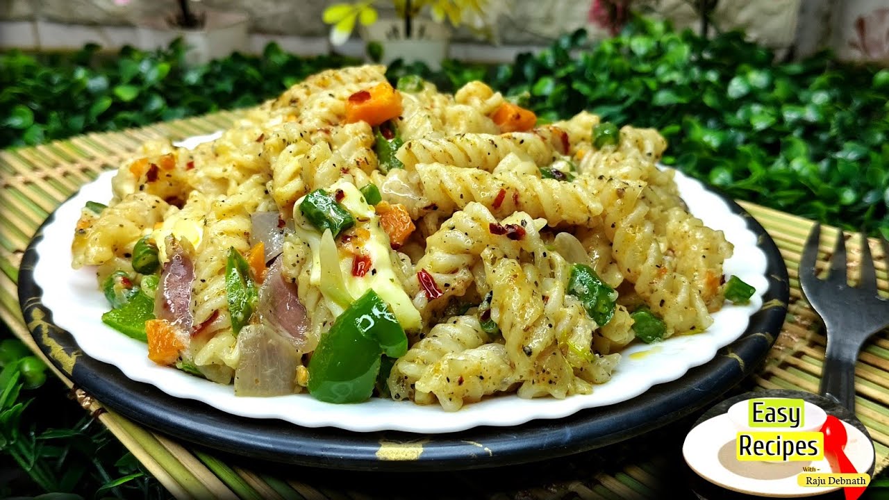 White Sauce Pasta Recipe | Tasty white Sauce Pasta बनाने का आसान तरीका...