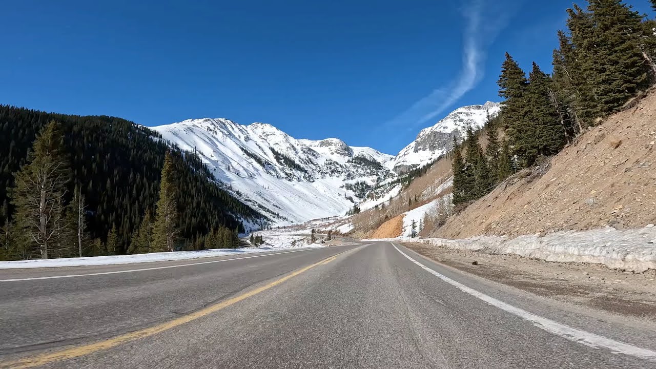 U.S. Route 550 in Colorado &ndash; Ouray to mile 46 &ndash; GoPro 4K