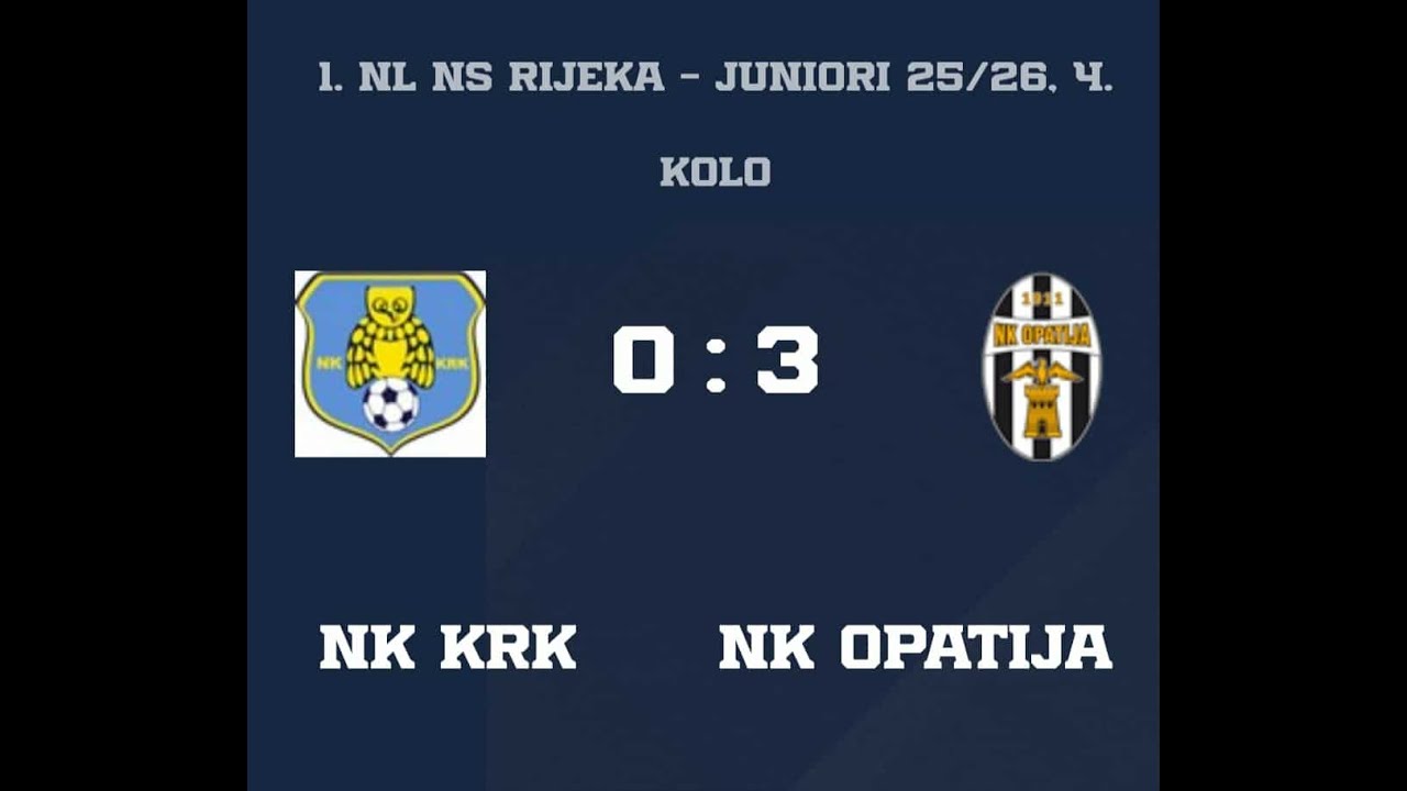 krk opatija juniori  sazetak