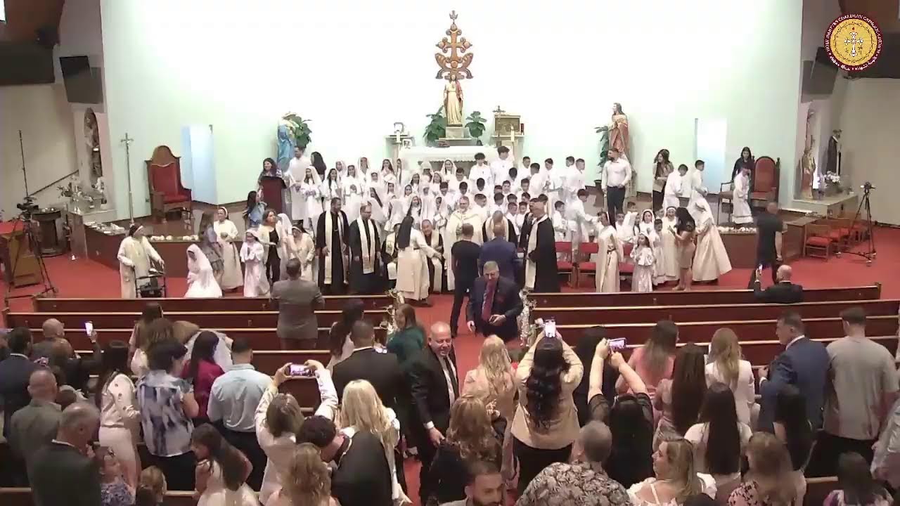 First Holy Communion Ceremony for  Holy Martyrs Chaldean Catholic Church - Group 2 (1pm)     مراس…