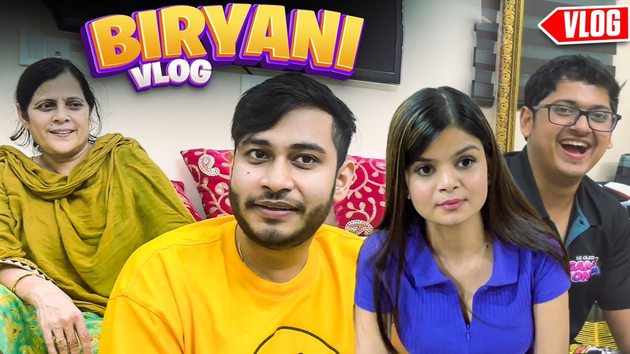 CRAZY BIRYANI PARTY AT MY HOUSE ft @MortaL @Krutika Plays