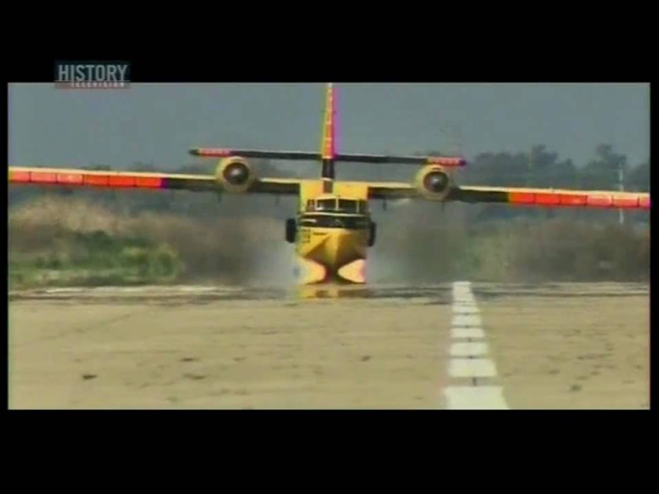 Bad Landing Cl-215 bomber gear up
