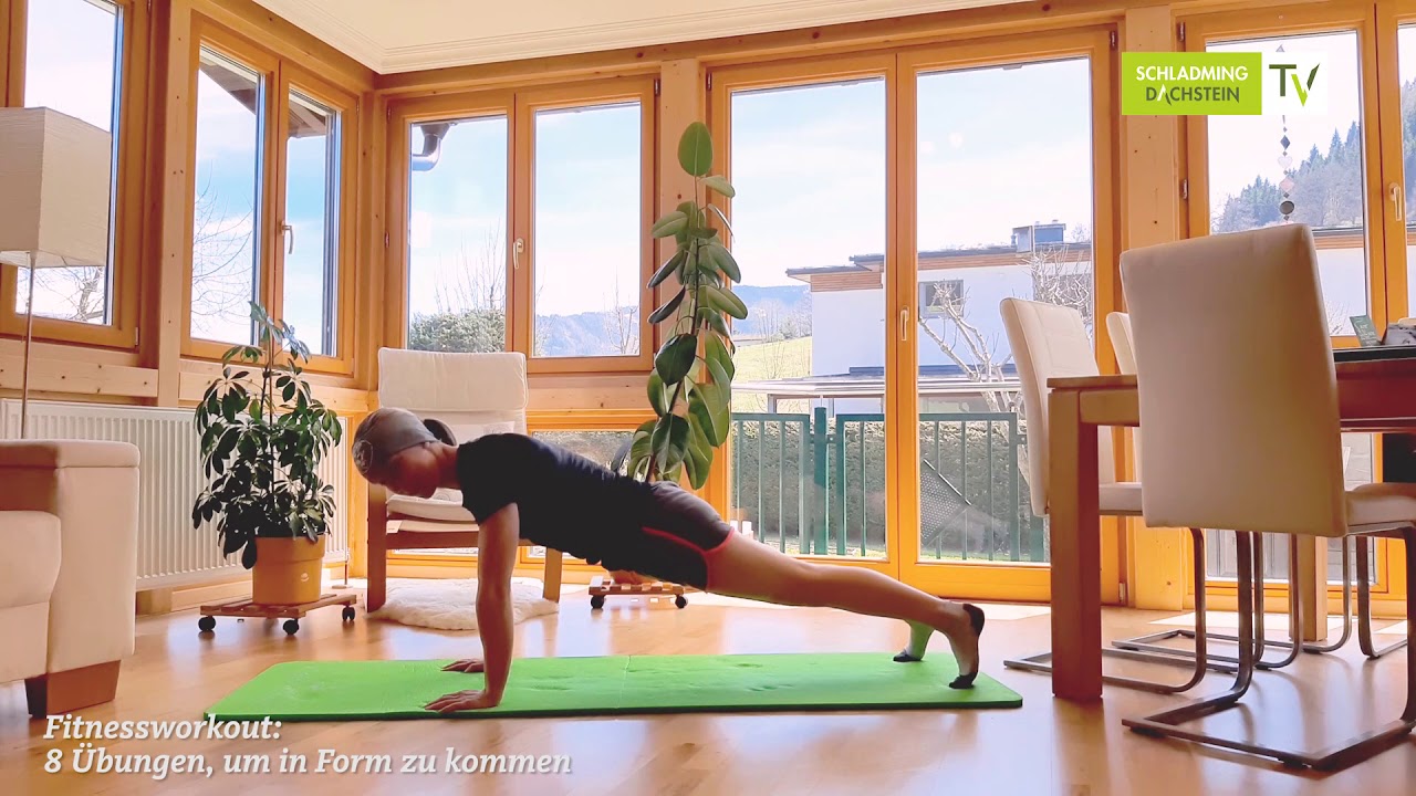Fitnessworkout - 8 &Uuml;bungen, um in Form zu kommen