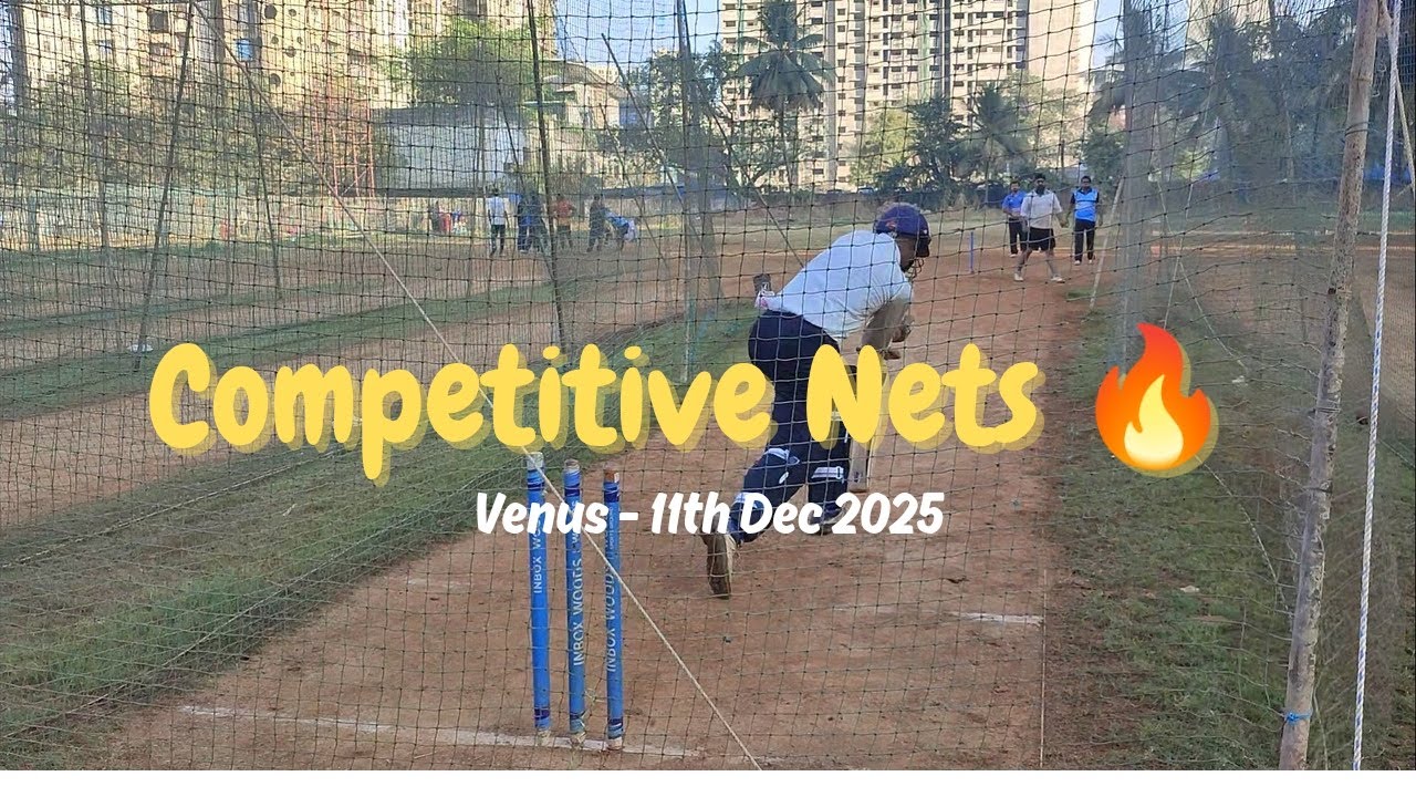 Competitive Outdoor Nets — Pure Cricket Action!