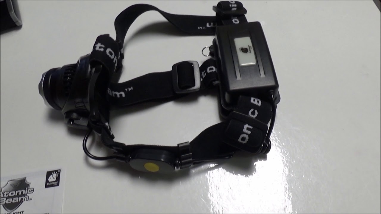 METAL DETECTING HEADLIGHT CREE ATOMIC BEAM 5000 LUX