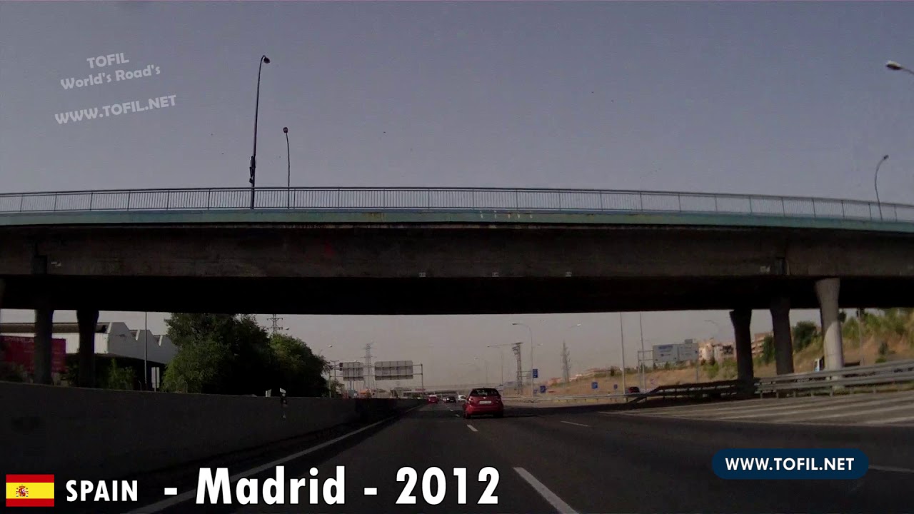 MADRID 2012 - SPAIN Dashcam Driving Movies - WWW.TOFIL.NET