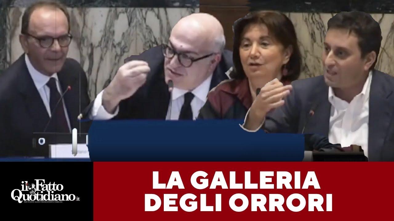Convegno dell'Unione delle Comunit&agrave; Ebraiche al Cnel - La galleria degli orrori