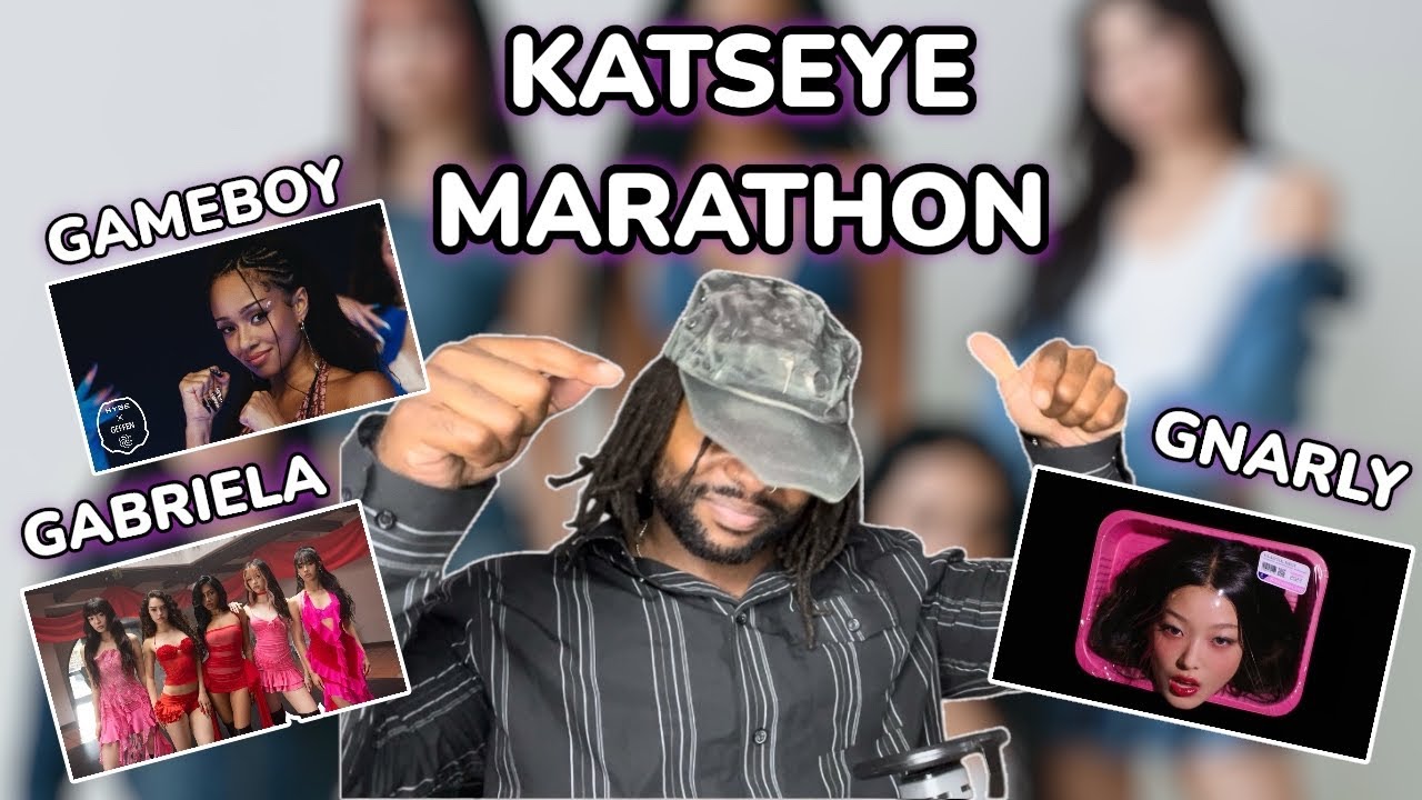 KATSEYE MARATHON | GAMEBOY, GABRIELA, & GNARLY | reaction