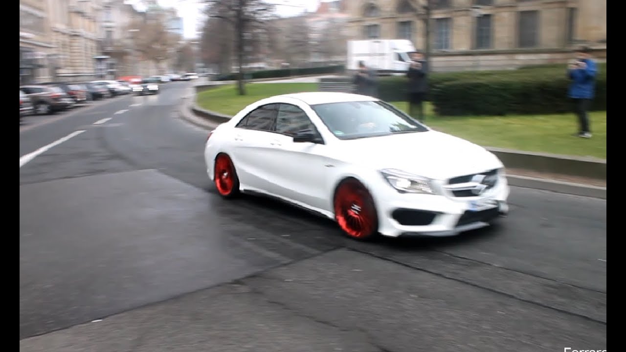 LOUD Mercedes CLA45 AMG LAUNCH CONTROL AND SOUNDS