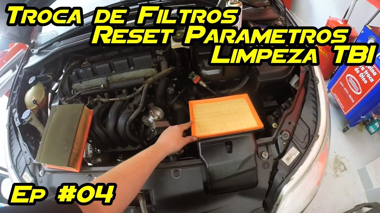 Ep #04 - Troca de Filtros + Reset dos Parâmetros + Limpeza TBI MAP (Projeto VTR)