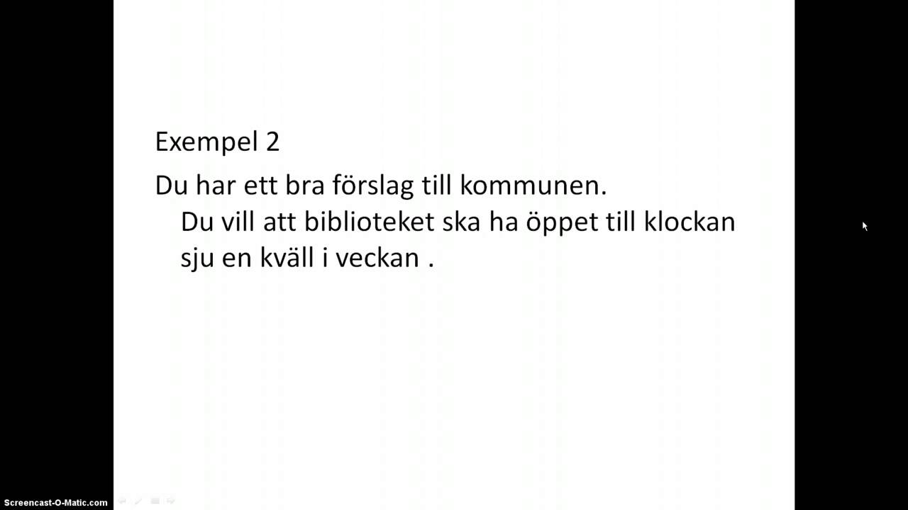skriv ett formellt brev (SFI kurs C och D)