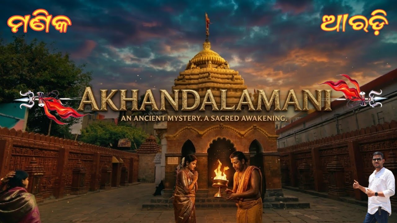 Akhandalamani temple Bhadrak. Aradi