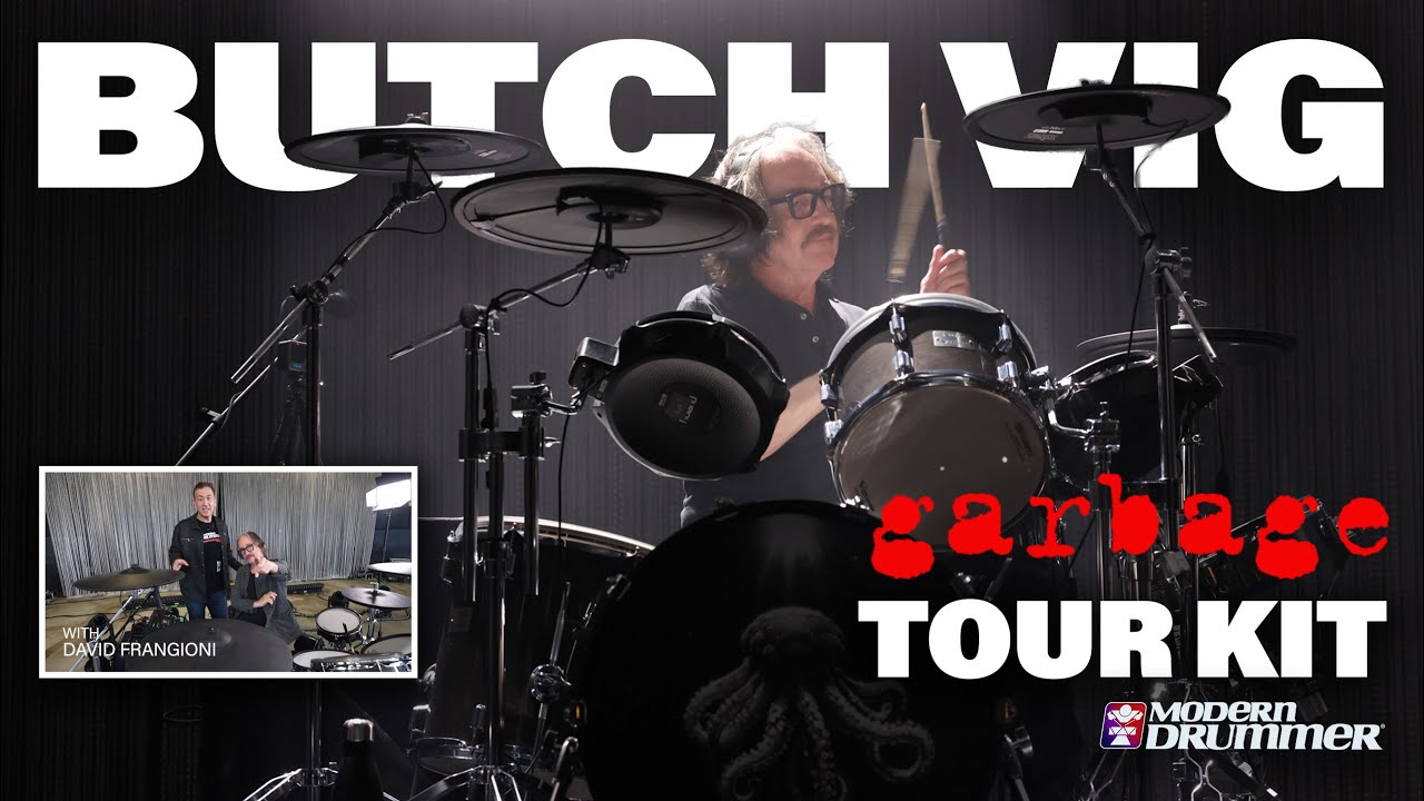 Бутч Виг — Garbage — Tour Kit Rundown — Roland VAD716 с модулем V71