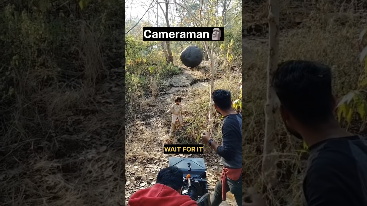 Brave Cameraman🗿Film Shooting #filmmaking #viralshorts #shortsfeed #shorts #bts #viral #kgf