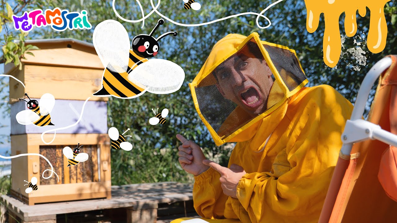 🐝🍯ANDIAMO A CACCIA DI MIELE ALLA FATTORIA 🚜TATA ALLA SCOPERTA DEL MONDO DELLE API