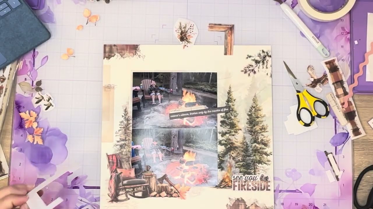 Day 5 of #30dscbl20 using 49 and Market’s Timber & Tweed collection 