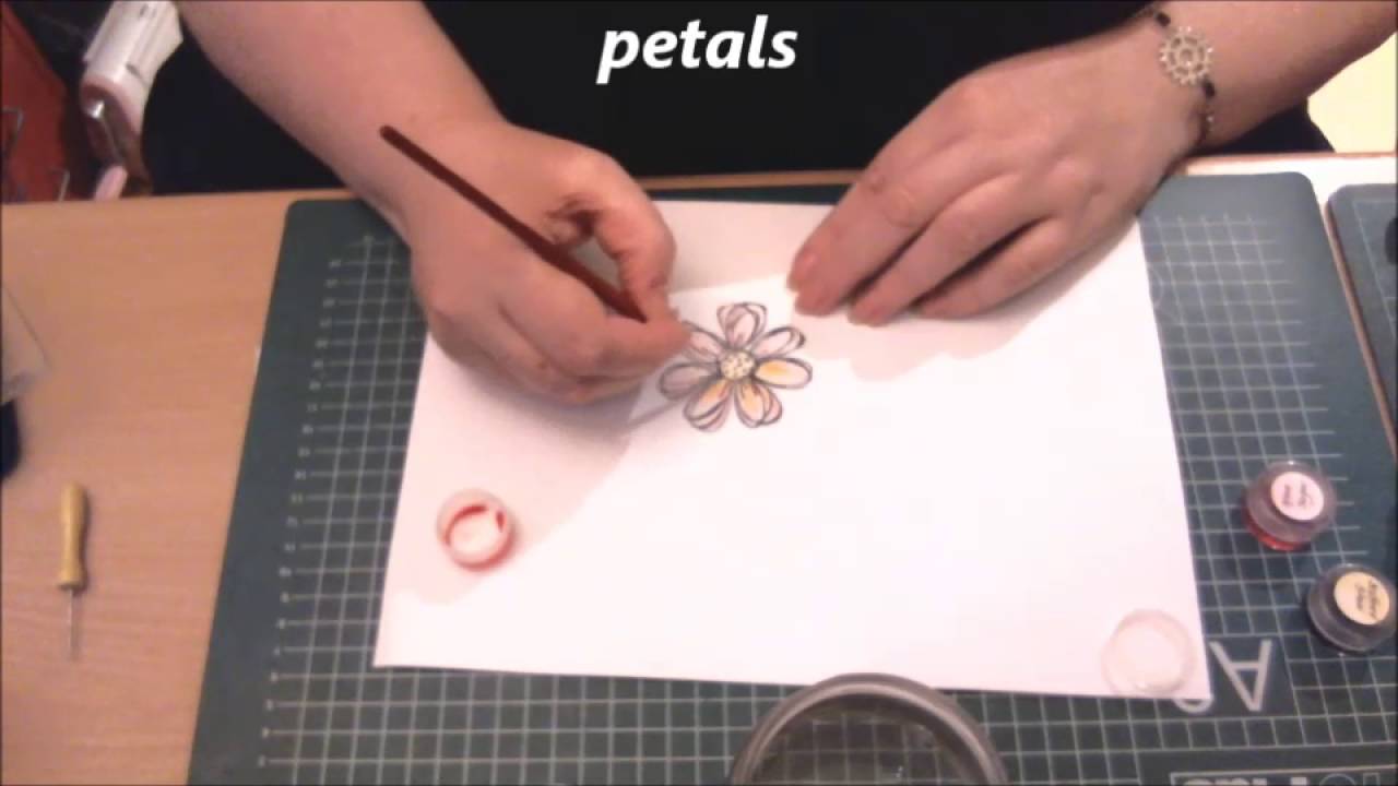 Shrink Plastic with Distress Ink