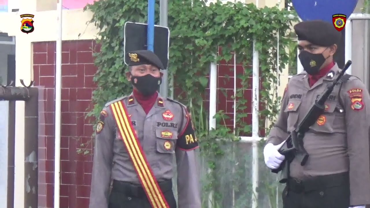 ZI - DITSAMAPTA Jajar Kehormatan dan Sambutan Kenaikan Pangkat Danrem 162 WB di Mapolda NTB