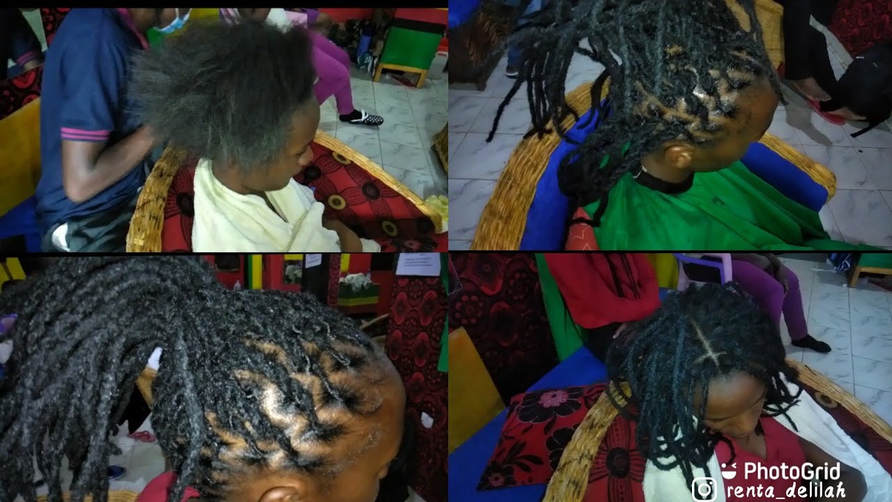 HOW TO INSTALL ARTIFICIAL DREADLOCKS FOR BEGINNERS/Jinsi ya kuweka dreads bandia//THE WERENTA