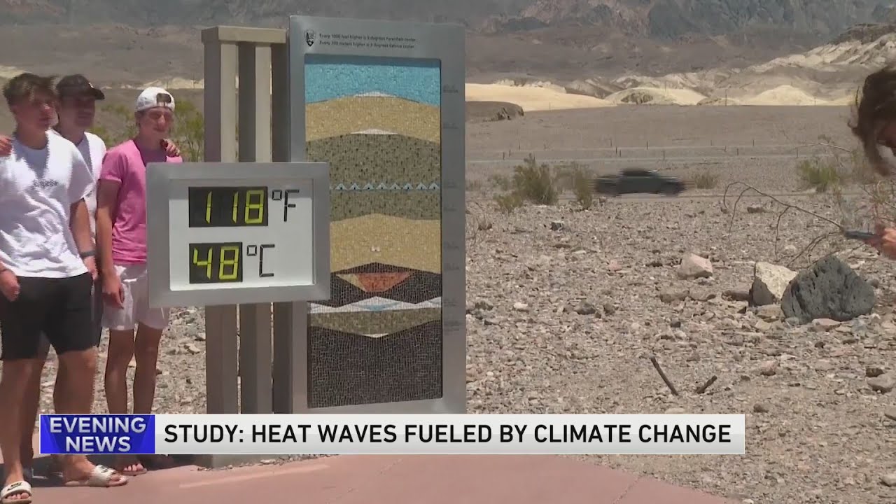 Climate change leaves fingerprints on July heat waves around the globe, study says